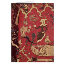 Stumpwork depicting Tristan and Isolde Cards