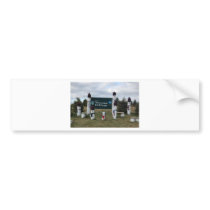 Stumpy Snowman Village Bumper Stickers