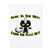 Stunk The Place Up postcards