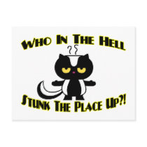 Stunk The Place Up postcards