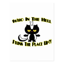 Stunk The Place Up Postcards