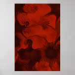 STUNNING ART PRINT HUGE 52" X 35" ON CANVAS