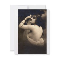 *Stunning Beauty* Vintage Woman Invitation