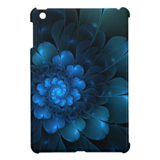 STUNNING BLUE FLOWERS COVER FOR THE iPad MINI