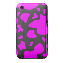 Stunning Cow Print iPhone 3 Case-Mate Case