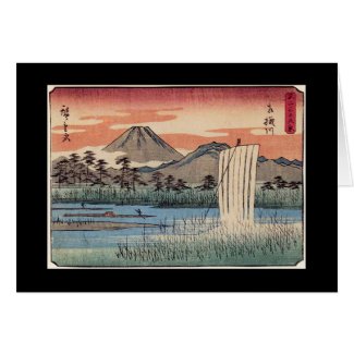 Stunning Mt. Fuji in Japan circa 1800s card