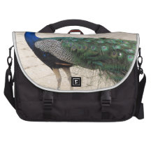 Stunning Peacock Laptop Messenger Bag
