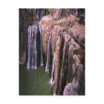 Stunning Shoshone Falls in Idaho, postcard by design_girl Stunning Shoshone Falls in Idaho, postcard