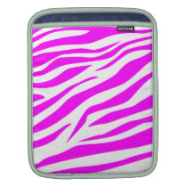 Stunning Zebra Print Ipad Sleeve