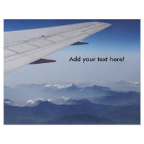 Stunnning Aerial View of Mountain Ranges Custom Flyer