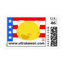 Stunt Kitty Postage Stamp