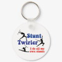 Stunt Twirler keychains