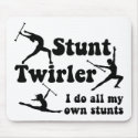 Stunt Twirler mousepads