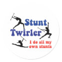 Stunt Twirler stickers