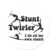 Stunt Twirler stickers by DanceTwirlObsessions Stunt Twirler stickers