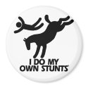 Stunts - Funny Bucking Horse magnets