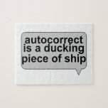 Stupid Autocorrect Sucks Jigsaw Puzzle
