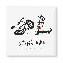 Stupid Bike Magnets