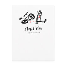 Stupid Bike Postcard