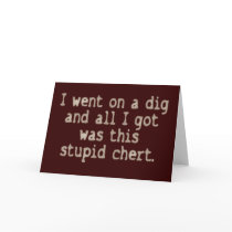 Stupid Chert Card