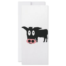 stupid cow icon custom rack card