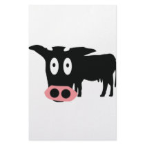 stupid cow icon stationery