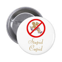 Stupid Cupid Pin buttons