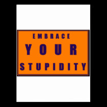 Stupid Embrace postcards