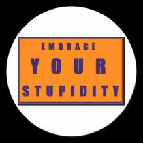 Stupid Embrace stickers