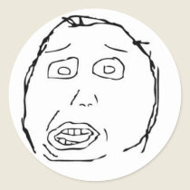 Stupid Face Sticker stickers