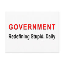 Stupid Government Post Cards