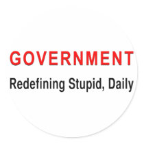 Stupid Government Sticker