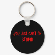 STUPID keychain