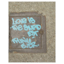 STUPID  LOVE letterhead
