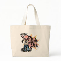 stupid math text tote bag.