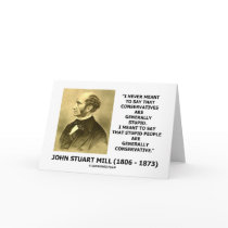 Stupid People Are Generally Conservative Quote Card