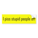 Stupid People bumper stickers by jwharton3 Stupid People bumper stickers
