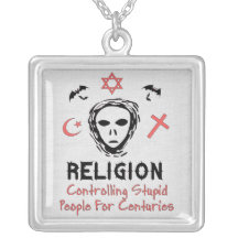 Stupid People Control Custom Necklace