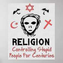 Stupid People Control Poster