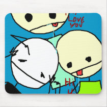 stupid people mousepads