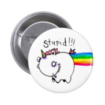 Stupid Unicorn by Emi Boz buttons