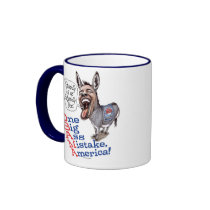 Stupidly is Anti-Obama Donkey Gear mugs by YesPoliticsSuck Stupidly is Anti-Obama Donkey Gear mugs