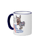 Stupidly is Anti-Obama Donkey Gear Coffee Mugs