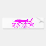 STURGEON GIRL BUMPER STICKERS