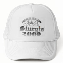 STURGIS 2008 Hat - white ball cap