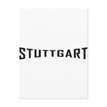 stuttgart deutschland icon post card