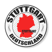 Stuttgart Stamp A002 Fridge Magnet