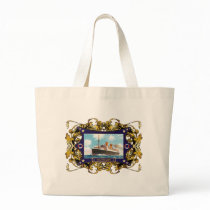 Stuttgart  Vintage Steamship Passenger Ship Tote Bags