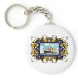 Stuttgart  Vintage Steamship Passenger Ship Keychain