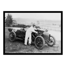 Stutz Racer Woman Mechanic 1916 posters
